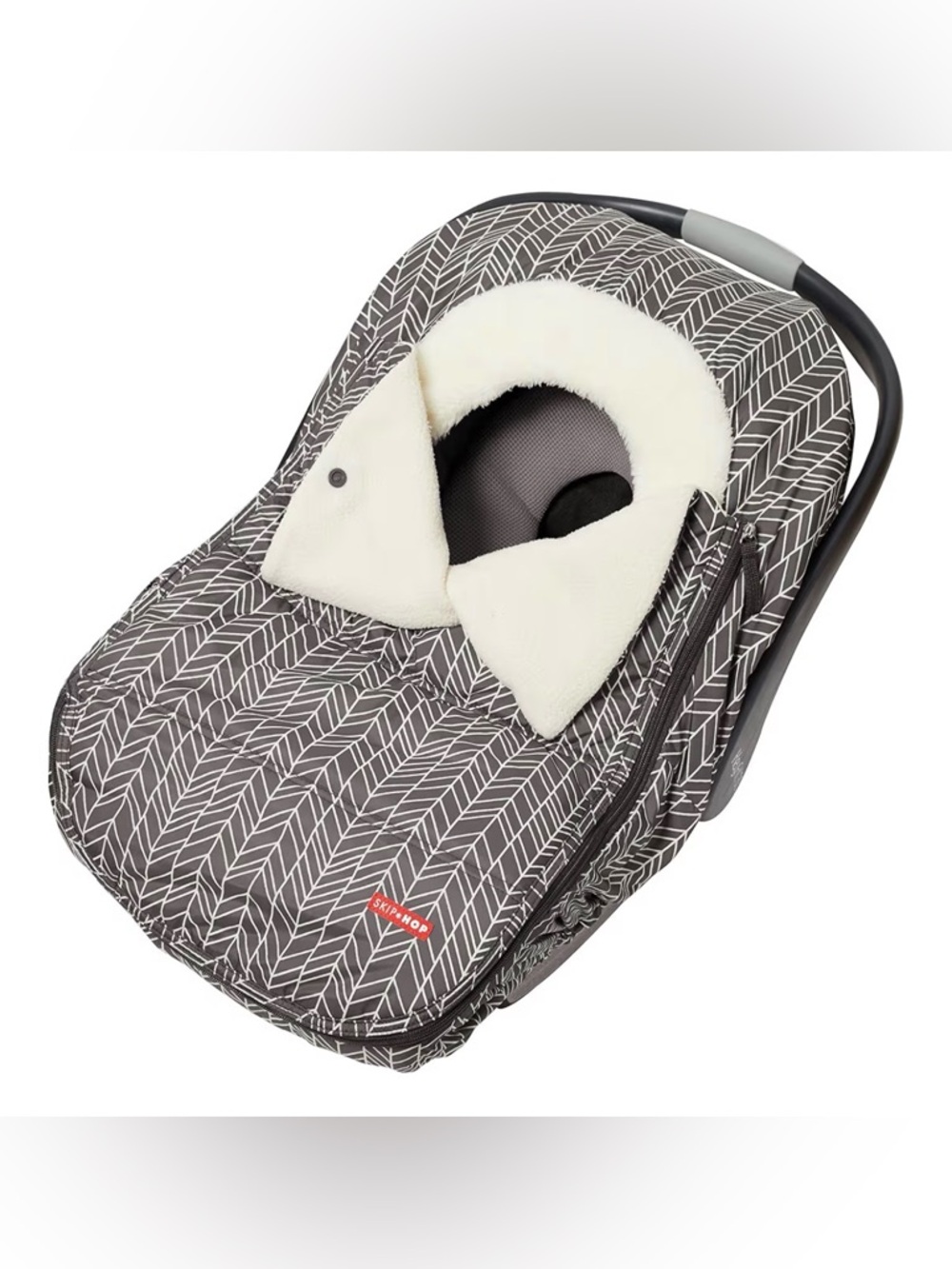 Skip Hop Grey Feather Car Seat Cover